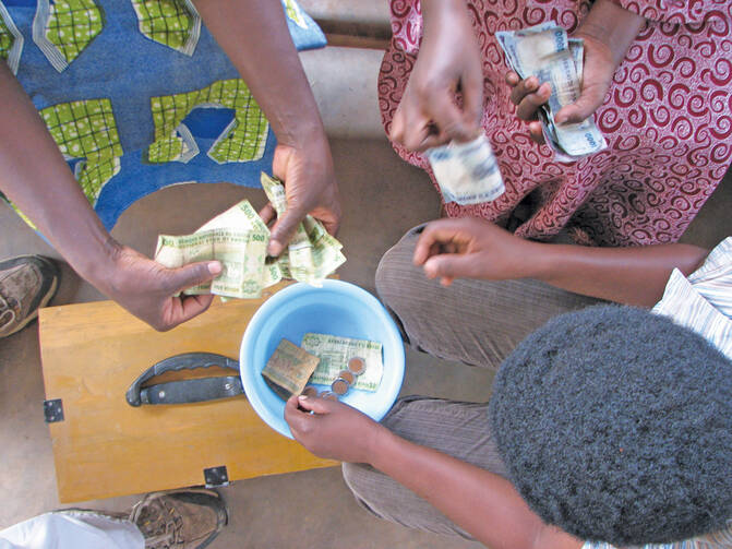 Welcome Change: A savings and internal lending group in Rwanda.