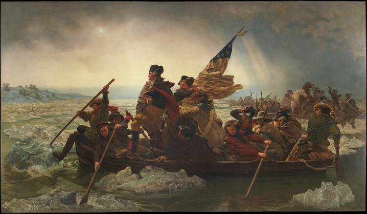 Emanuel Leutze’s “Washington Crossing the Delaware,” 1851 (Metropolitan Museum of Art)