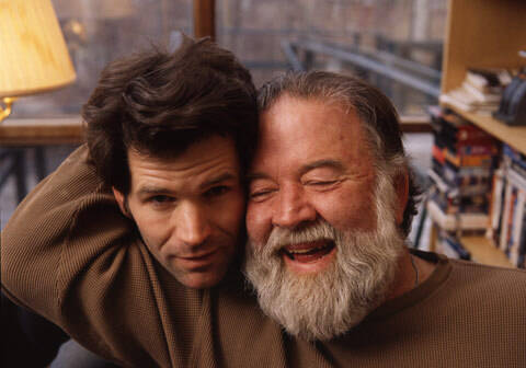 Andre Dubus III and his father, Andre Dubus (photo from the memoir, Townie)