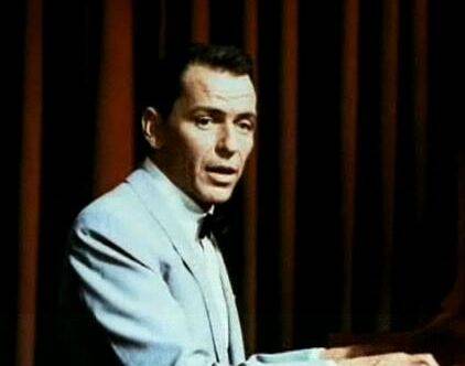 Screenshot of Frank Sinatra from the trailer for the film Pal Joey, 1957 (Photo from Wikimedia Commons)