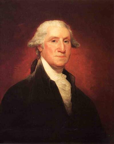 George Washington, First President of the United States, Born February 22, 1732, Died December 14, 1799