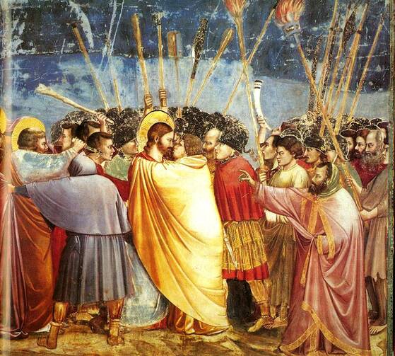 "The Kiss of Judas," by Giotto