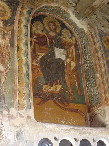 Christ Pantocrator, January 5, 2006, Meterora Monstery, Greece. John W. Martens