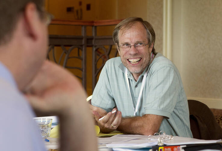 Greg Erlandson, the recently appointed editor of Catholic News Service, is shown here in a CNS file photo. (CNS photo /Nancy Wiechec) (Feb. 8, 2012) 