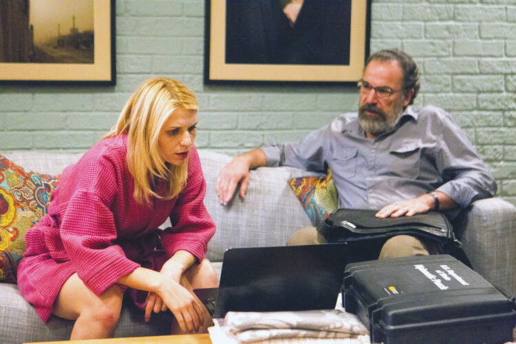 Clare Danes and Mandy Patinkin in “Homeland.”