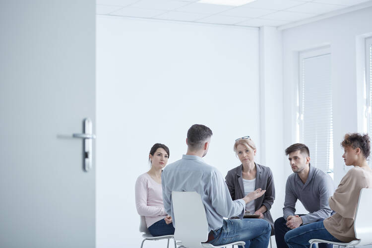 Group therapy is a common form of treatment for PTSD and may help sexual abuse survivors find support networks. (iStock/KatarzynaBialasiewicz)