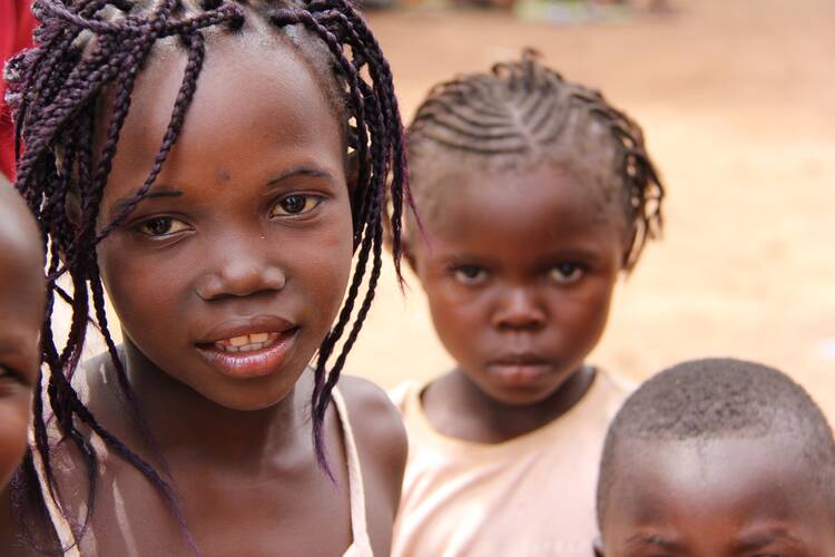 Children sheltered at a camp for families displaced by violence in Bangui, Central African Republic (Kevin Clarke)
