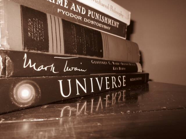 Stack of Books. Photo by Matt Emerson