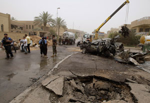 chaldean bombed buildings church