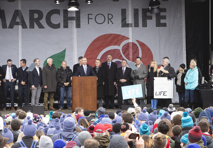 U.S. Rep. Dan Lipinski, D-Ill., speaks during the annual March for Life rally in Washington Jan. 18, 2019. (CNS photo/Tyler Orsburn)