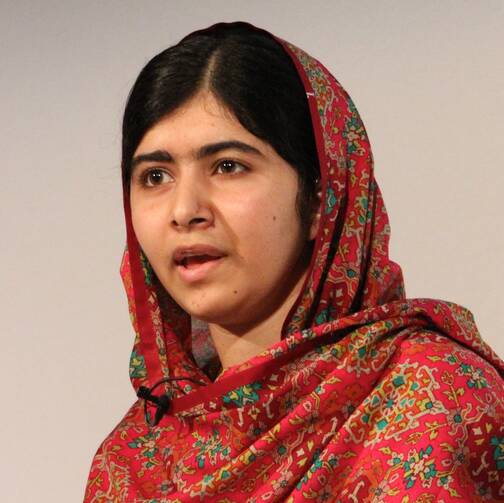 Malala Yousafzai at the 2014 Girls Summit