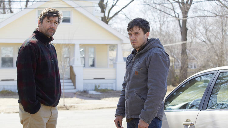 Kyle Chandler, left, and Casey Affleck in "Manchester by the Sea."