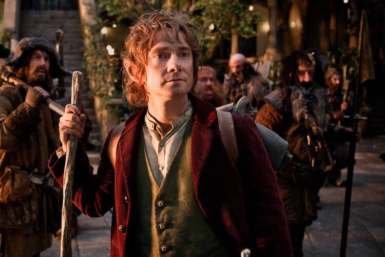 It's a dangerous business: Martin Freeman continues his journey as Bilbo Baggins in "The Hobbit: An Unexpected Journey." (Photo courtesy Grace Hill Media)