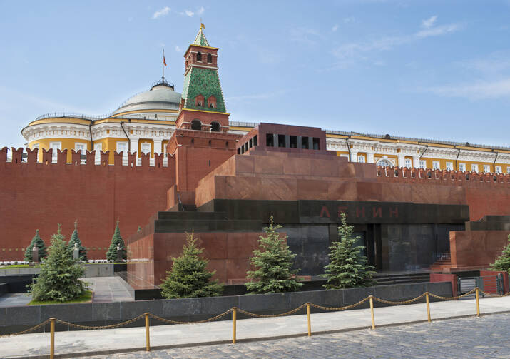 Vladimir Lenin's Mausoleum in Moscow