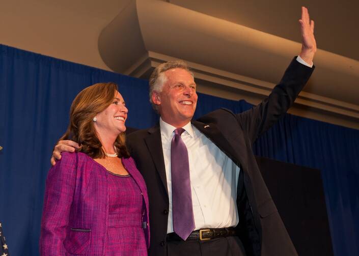 Virginia's new governor, Terry McAuliffe