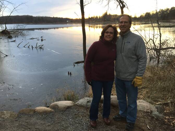 Lynn and Mark were married in 2016 after their annulment was approved thanks to reforms to the process initiated by Pope Francis. (photo: Salt & Light TV)