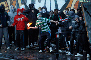 revives tension ulster parade orange