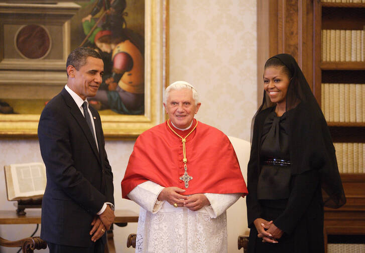 A 2009 Vatican visit with Pope Benedict