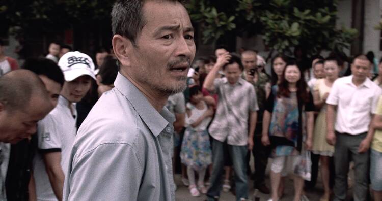 Chen Gang as taxi driver Lao Shi in "Old Stone." Photo provided by Zeitgeist Films 