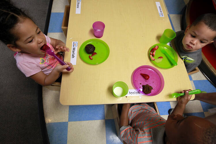 Some hardcore public aid recipients at a Head Start in Baltimore