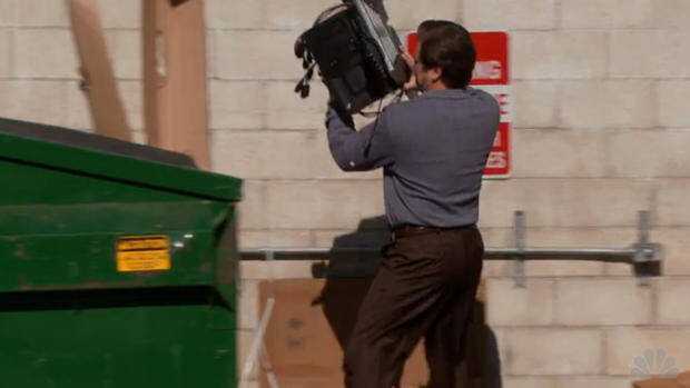 This is neither the most mature nor the most effective way of getting out of writing emails. (Image from NBC's "Parks and Recreation")