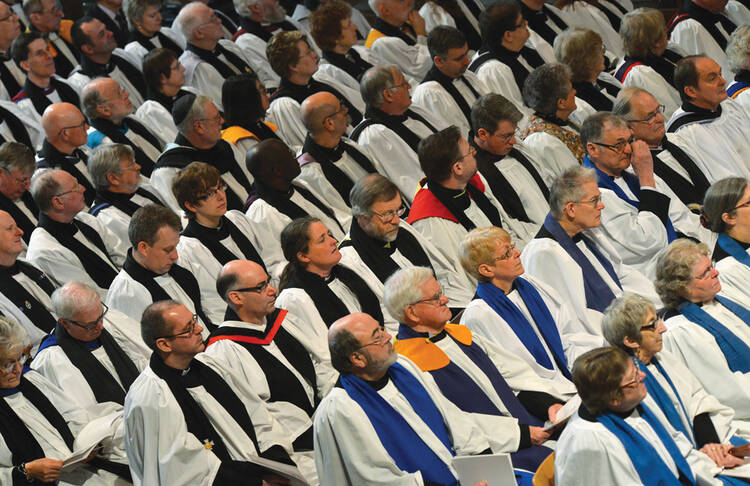 CLERGY PERSONS. The enthronement ceremony for the new archbishop of Canterbury, Justin Welby, March 21, 2013. 