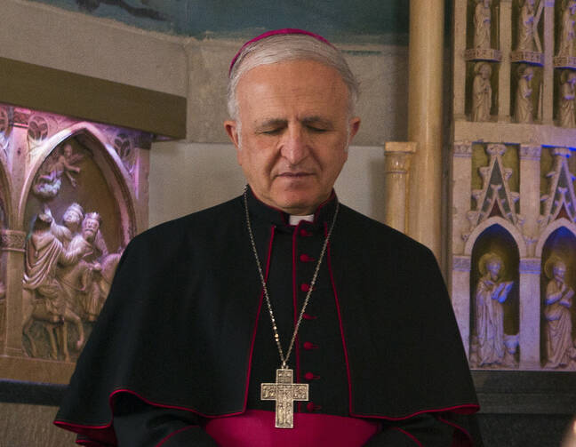 Auxiliary Bishop William Shomali of Jerusalem (CNS photo/Heidi Levine) 