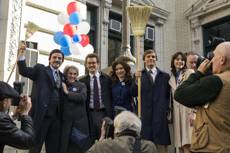 BEFORE THE STORM. Oscar Isaac, left, as aspiring Mayor Nick Wasicsko in 'Show Me a Hero'