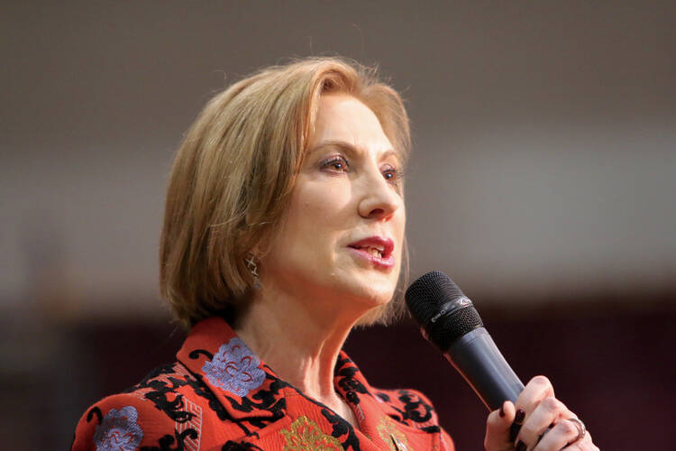 If you hate government with the heat of a thousand suns, you might think that Carly Fiorina crushed it on Tuesday night. (Shutterstock)