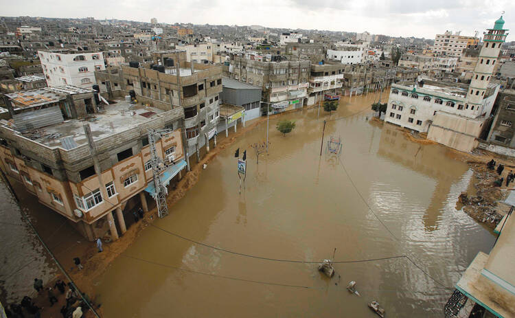 Christmas Flood: Heavy rains in December overwhelmed the decrepit infrastructure of Gaza City.