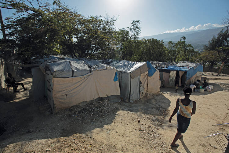 RECONSTRUCTION ERA. More than 85,000 people still live in tent camps across Haiti’s earthquake zone.