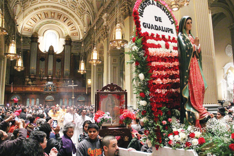 Our Multicultural Church: the feast of Our Lady of Guadalupe on Dec. 12, 2012, at the Cathedral Basilica of SS. Peter and Paul in Philadelphia.
