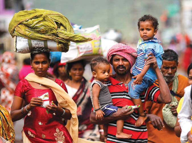 Fleeing Cyclone Phailin