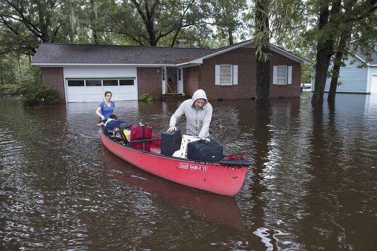 Carolina deluge.