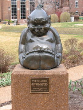 The Saint Louis University Billiken (Photo by Matt Emerson)