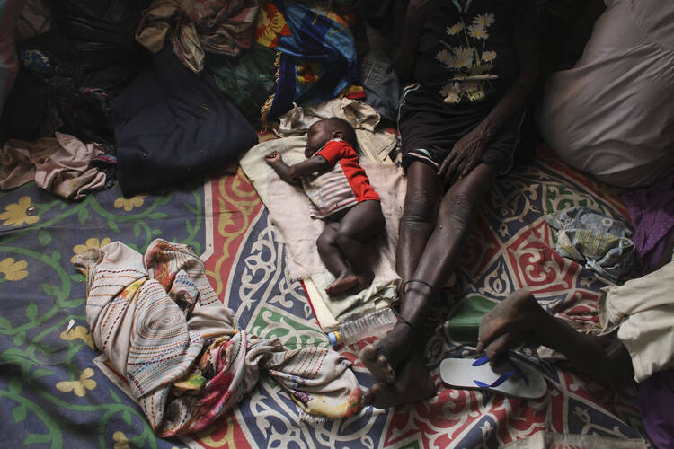 Finding refuge at a Catholic church in Malakal, South Sudan