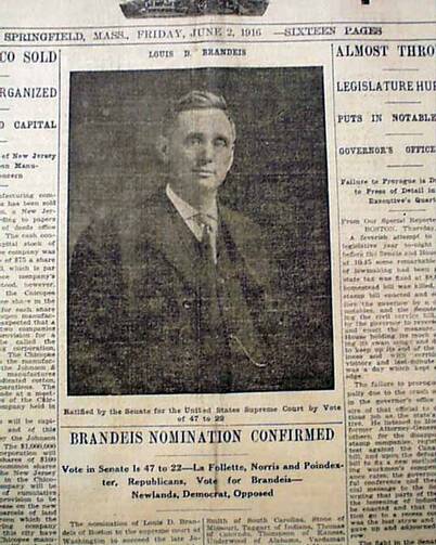 The Front Page of the "Springfield Republican," Friday, June 2, 1916