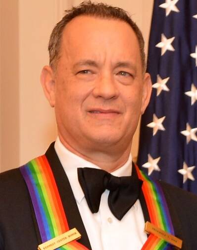Hanks is a recipient of The 2014 Kennedy Center Honors Medallion, December 2014. Credit: Wikipedia.