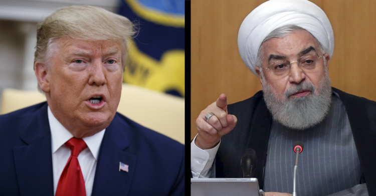 U.S. President Donald J. Trump and Iranian President Hassan Rouhani (AP Photo/Evan Vucci)Iranian Presidency Office via AP)