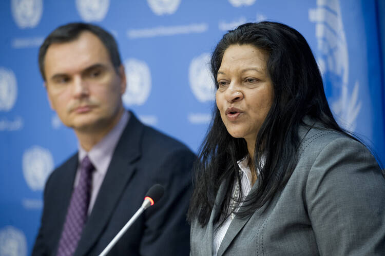 UN Special Rapporteur on Eritrea, Sheila B. Keetharuth