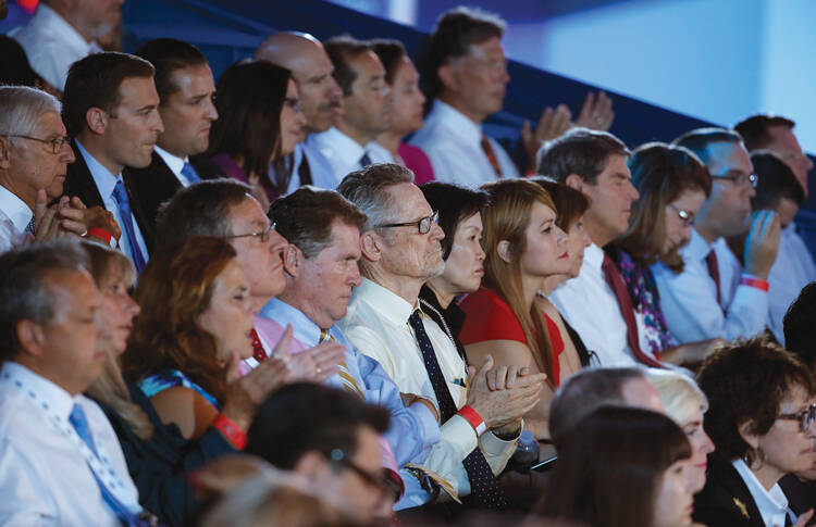CITIZENS UNITED. The audience at the Reagan Presidential Library applauds during the second official Republican debate of the 2016 U.S. presidential campaign in Simi Valley, Calif., on Sept. 16. 