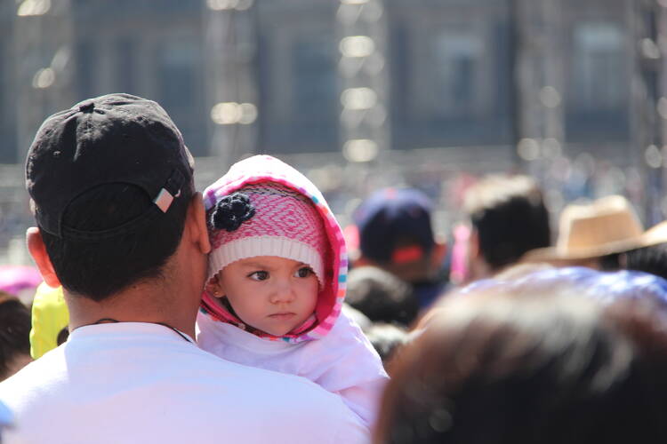 Mexico's riches are its young people, Pope Francis tells political leaders (Photo by Kevin Clarke)