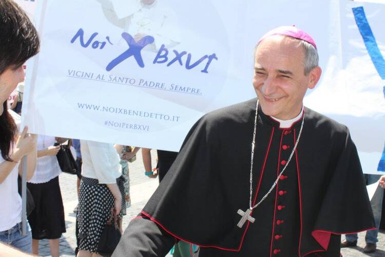 Matteo Zuppi, an auxiliary bishop of Rome, will succeed Cardinal Carlo Caffarra as archbishop of Bologna (photo courtesy the Community of Sant'Egidio). 