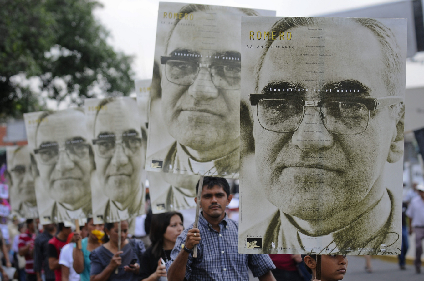Romero Rally in San Salvador (CNS photo/Roberto Escobar, EPA)