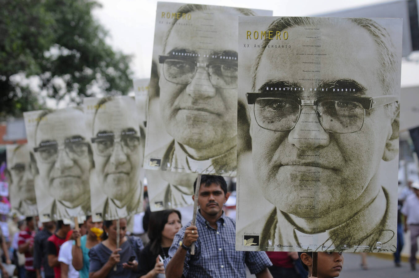 Romero Rally in San Salvador (CNS photo/Roberto Escobar, EPA)