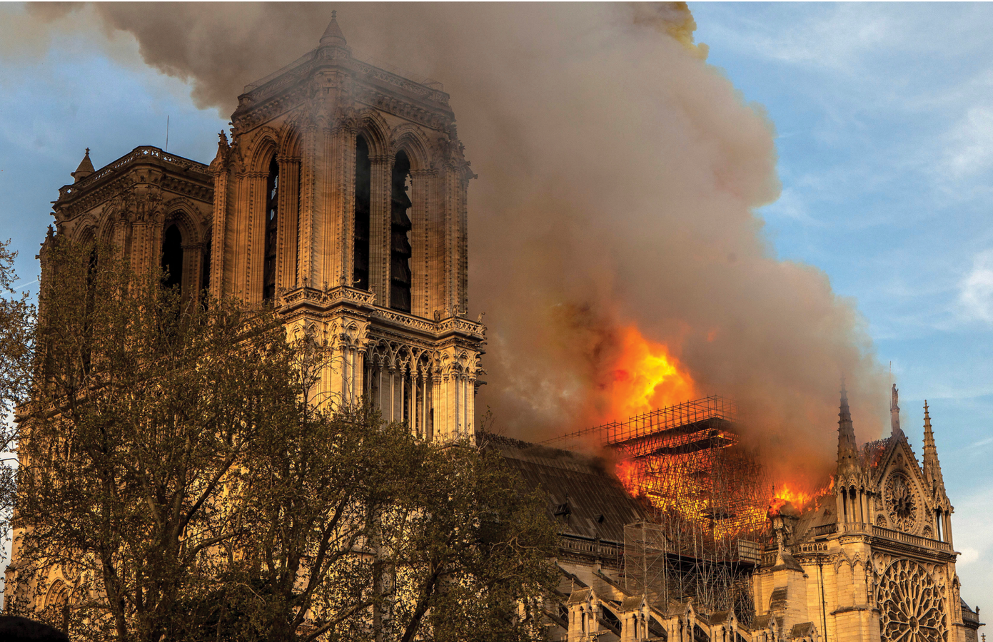 A Year After The Devastating Fire At Notre Dame De Paris