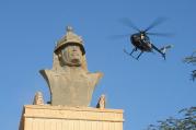 Blackwater Little Bird over Republican Palace, Baghdad (Photo via Wikimedia Commons)