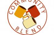 The logo of Community Blend, a worker-owned coffee shop in Cincinatti, Ohio.