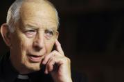Redemptorist Father Alec Reid in 2010 (CNS photo/courtesy The Irish Catholic) 