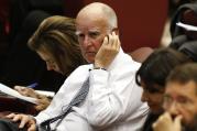 California Gov. Jerry Brown attends workshop with mayors from around the world at Vatican